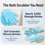 Dual-Sided Silicone Pet Grooming Gloves – For Bathing & Dry Brushing