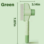 🔥 Self-Cleaning Pet Flea Comb & Grooming Brush for Dogs & Cats