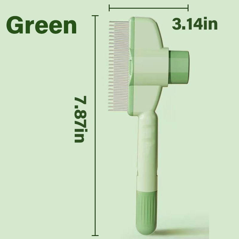 🔥 Self-Cleaning Pet Flea Comb & Grooming Brush for Dogs & Cats