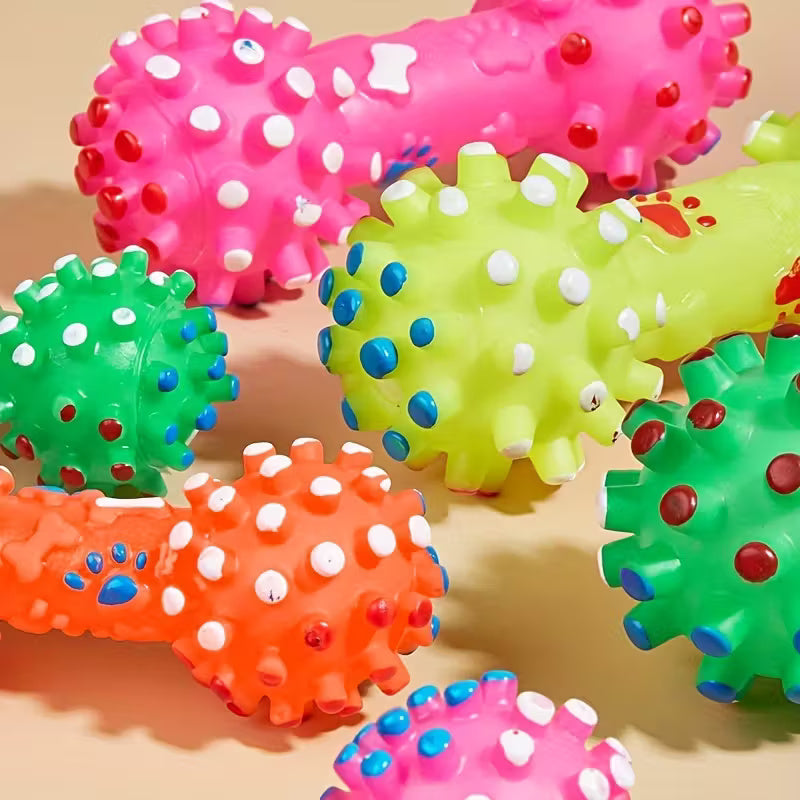 Interactive Squeaky Chew Toys for Dogs – Fun, Durable & Small-Dog Friendly