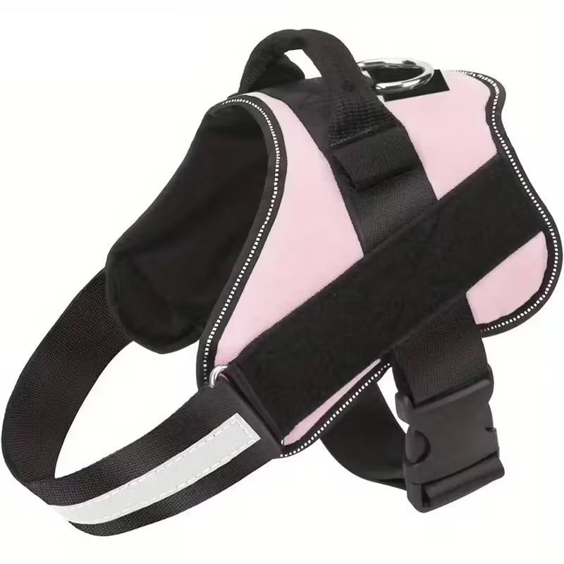 Reflective Adjustable Dog Harness with Matching Leash