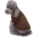 Small Dog Knitted Sweater – Soft Acrylic Winter Dog Sweatshirt for Chilly Days