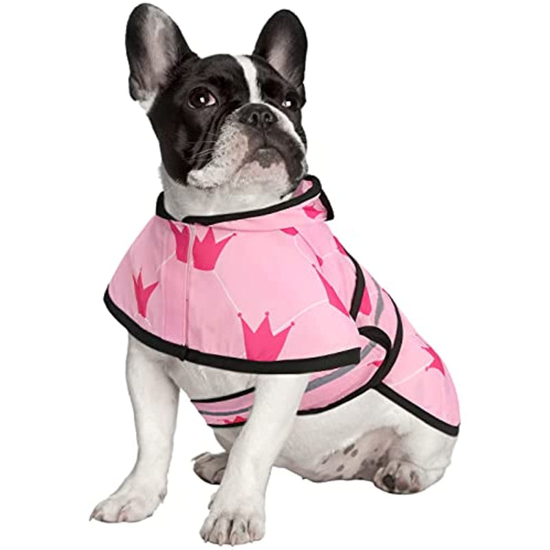 Hooded Dog Rain Poncho – Waterproof, Reflective & Adjustable for Puppies & Small to Large Dogs