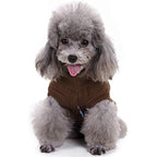 Small Dog Knitted Sweater – Soft Acrylic Winter Dog Sweatshirt for Chilly Days