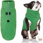 Half-Zip Fleece Dog Vest – Warm, Cozy & Easy-On Winter Sweater for Small Dogs