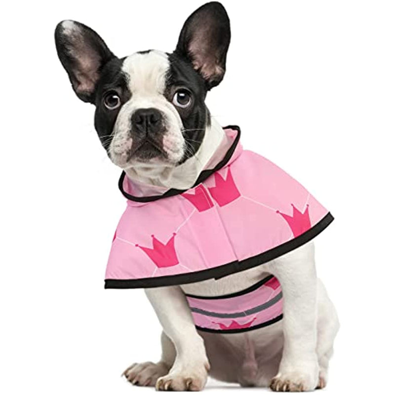 Hooded Dog Rain Poncho – Waterproof, Reflective & Adjustable for Puppies & Small to Large Dogs
