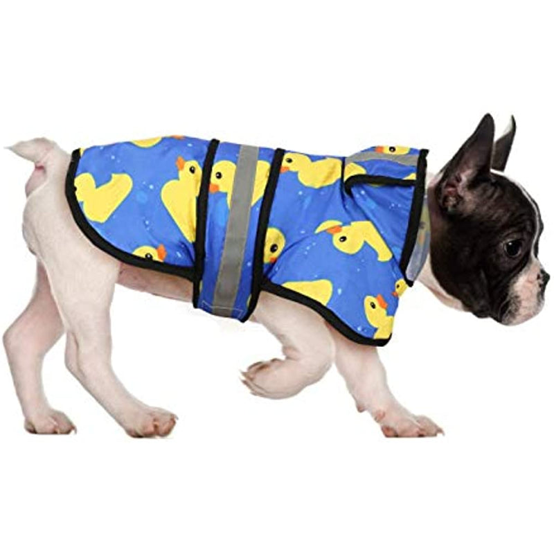 Hooded Dog Raincoat – Waterproof Slicker Poncho for Puppies & Small to Large Dogs