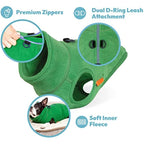 Half-Zip Fleece Dog Vest – Warm, Cozy & Easy-On Winter Sweater for Small Dogs