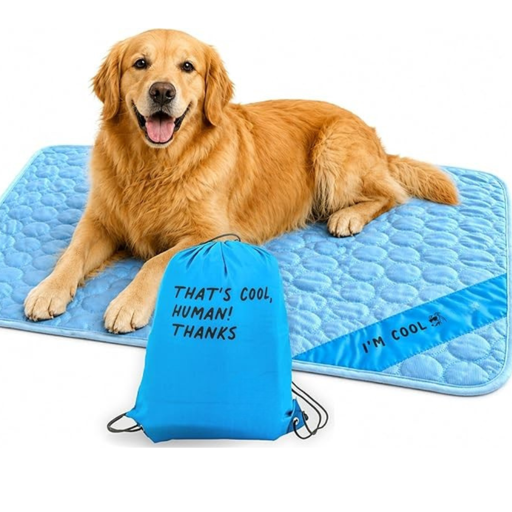 Portable & Washable Pet Cooling Mat – Instant Cool Surface for Crates, Cars & Travel
