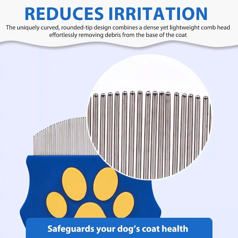 Ultra-Fine Pet Tear Stain Comb for Cats & Dogs