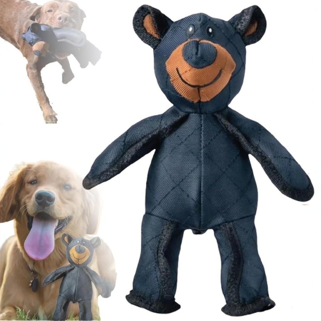 Durable Dog Plush Teddy – Tough Chew Toy for Energetic Dogs