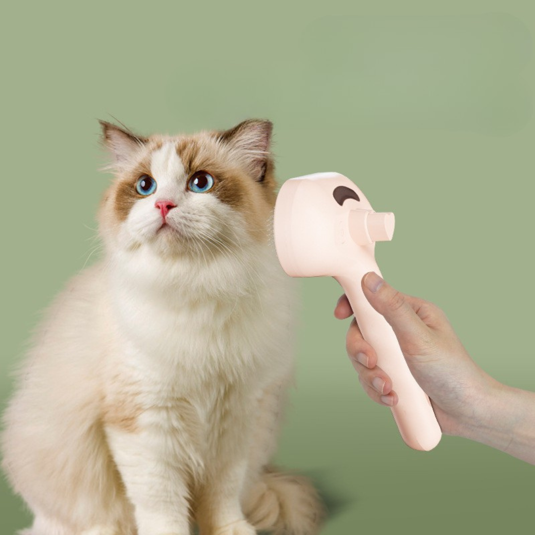 Premium Pet Brush with Steam Function – Gentle, Deep-Cleaning Grooming Tool for Dogs & Cats