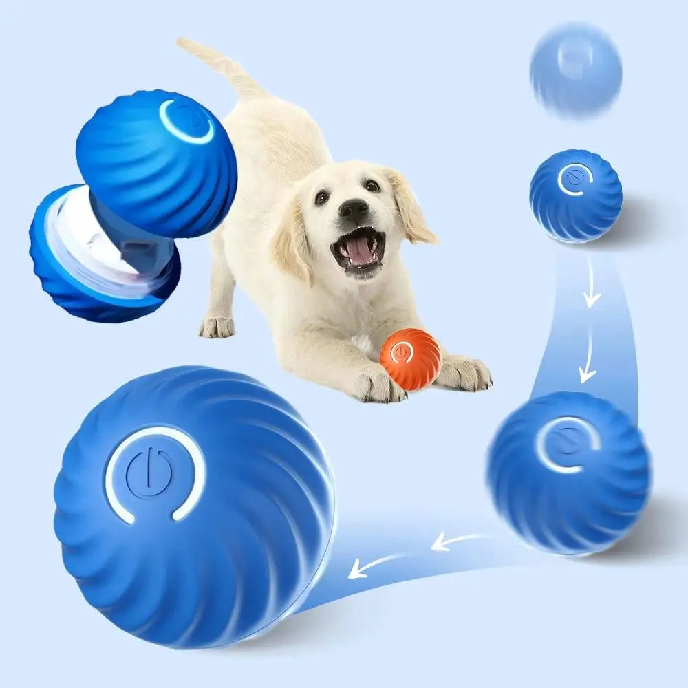 Interactive Jumping Ball for Dogs – Self-Rolling, Unpredictable Play Toy