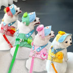 3-in-1 Pet Harness Set with Sun Hat & Leash — UV-Protective, Breathable & Photo-Ready