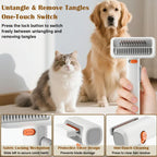 2-in-1 Deshedding Pet Comb for Dogs & Cats — Gentle Detangling & Grooming
