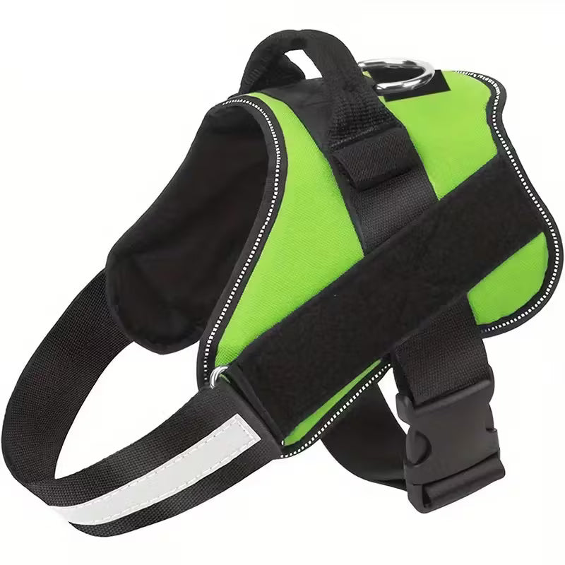 Reflective Adjustable Dog Harness with Matching Leash