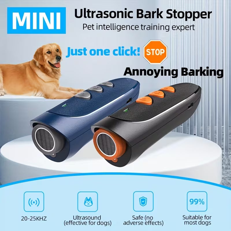 Dog Barking Deterrent Device – Ultrasonic Soundwave Trainer for Calm, Quiet Behavior
