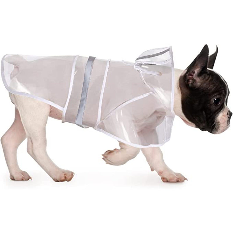 Hooded Dog Raincoat – Waterproof Slicker Poncho for Puppies & Small to Large Dogs