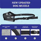 Soft & Breathable Mesh Dog Muzzle – Comfort-Fit for Long-Nosed Breeds
