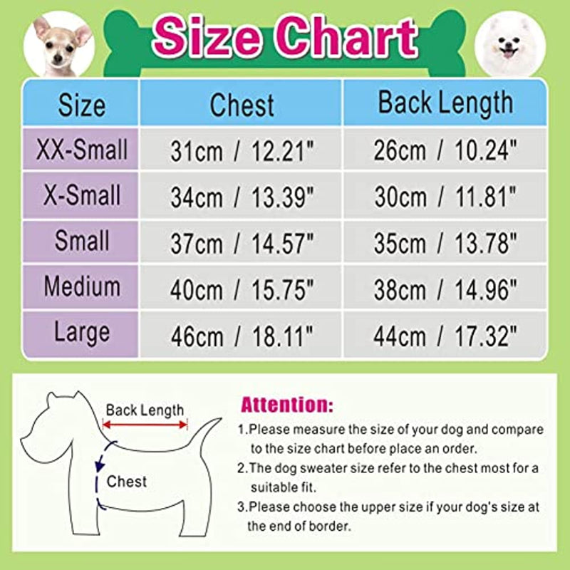 Small Dog Knitted Sweater – Soft Acrylic Winter Dog Sweatshirt for Chilly Days