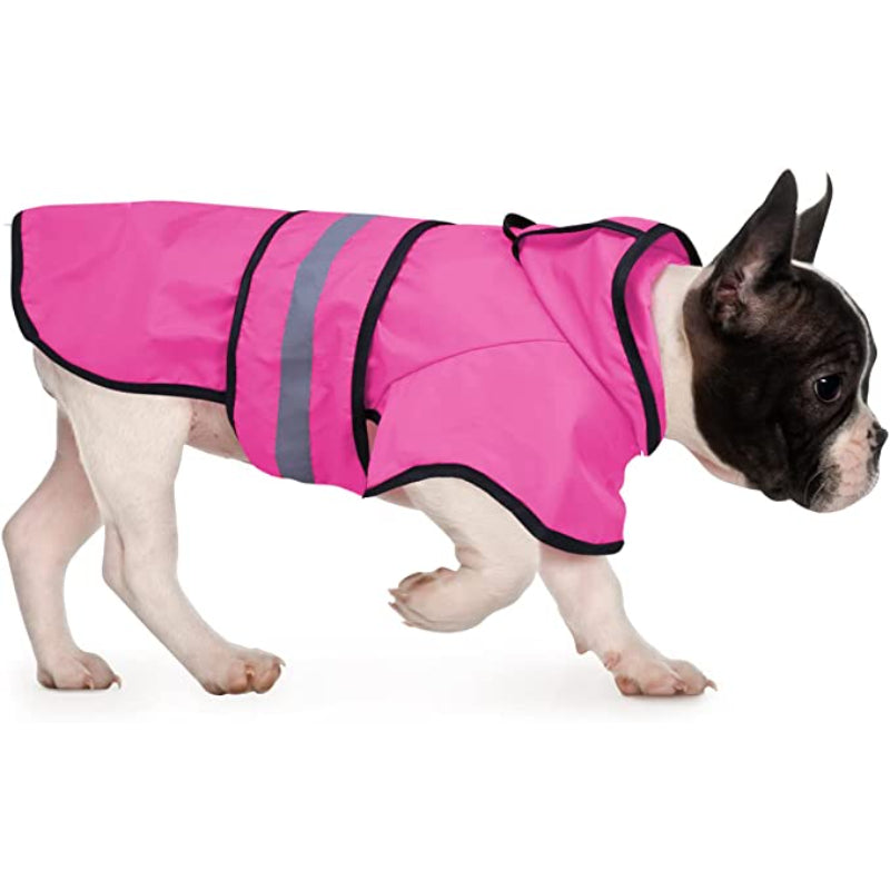 Hooded Dog Raincoat – Waterproof Slicker Poncho for Puppies & Small to Large Dogs