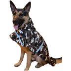 Large Dog Raincoat — Adjustable Waterproof Rain Jacket for Dogs, Lightweight Poncho with Reflective Strip & Hood