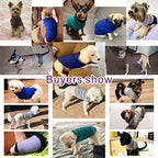 Small Dog Knitted Sweater – Soft Acrylic Winter Dog Sweatshirt for Chilly Days