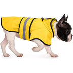Hooded Dog Rain Poncho – Waterproof, Reflective & Adjustable for Puppies & Small to Large Dogs