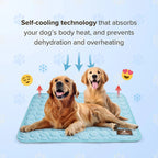 Portable Pet Cooling Mat – No Gel, No Freezing, Instant Relief in Seconds