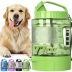 Portable Leak-Proof Dog Water Bottle with Built-In Bowl
