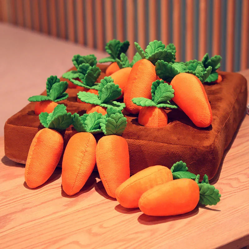 Interactive Dog Sniffing Toy – Carrot Garden Puzzle for Mental Stimulation