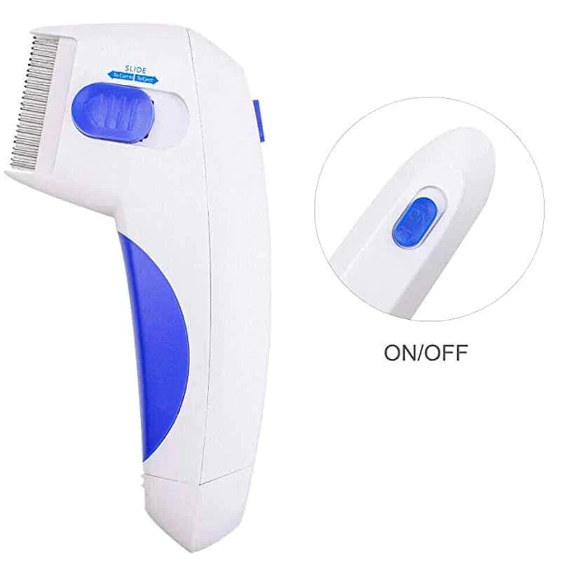 BugFree Electric Flea Comb for Cats & Dogs – Cordless, Rechargeable Pet Grooming Tool