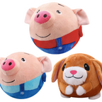 Jumping Pig Interactive Dog Toy – Bouncing Plush Toy for Mental Stimulation & Fun