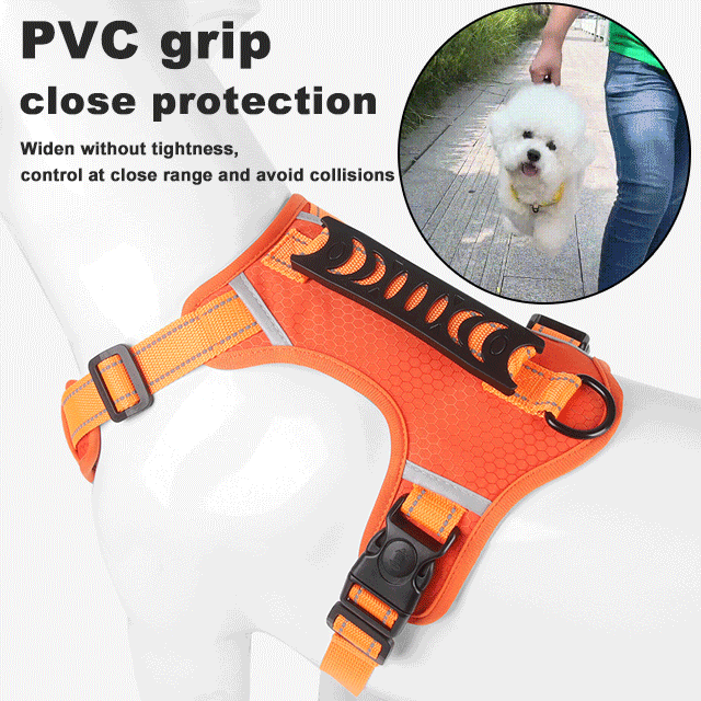 🐶 No-Pull Dog Harness – Breathable, Safe & Escape-Proof for Small to Large Dogs