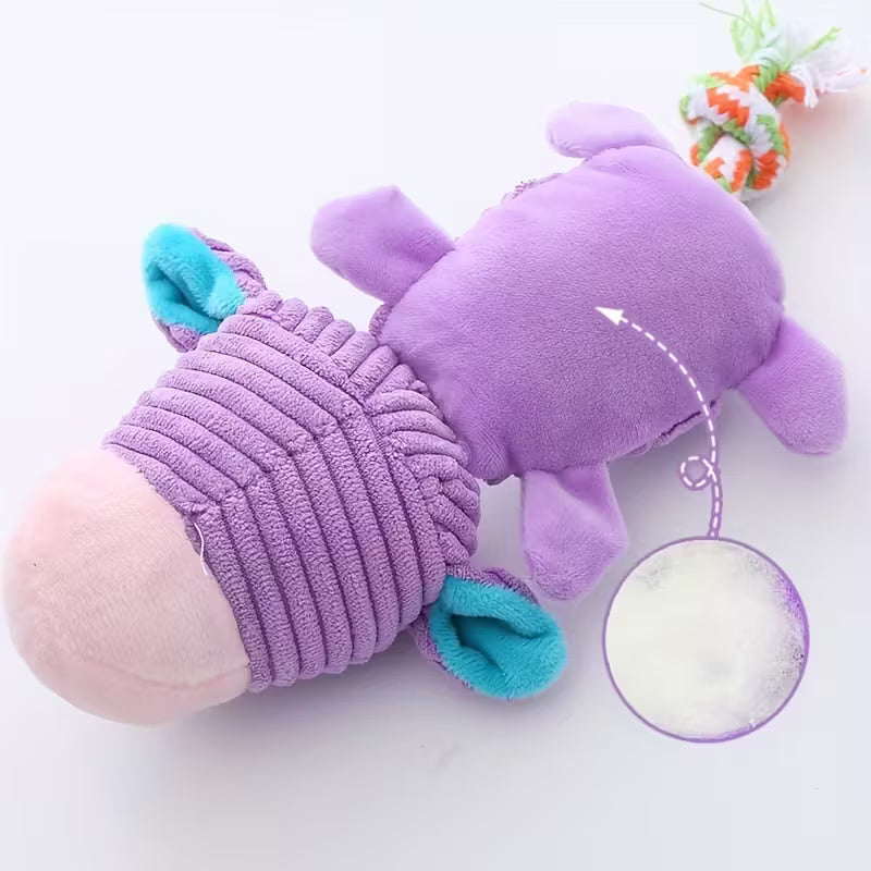 Interactive Dog Plush Toy – Chew-Resistant, Fun & Calming for Puppies & Adult Dogs