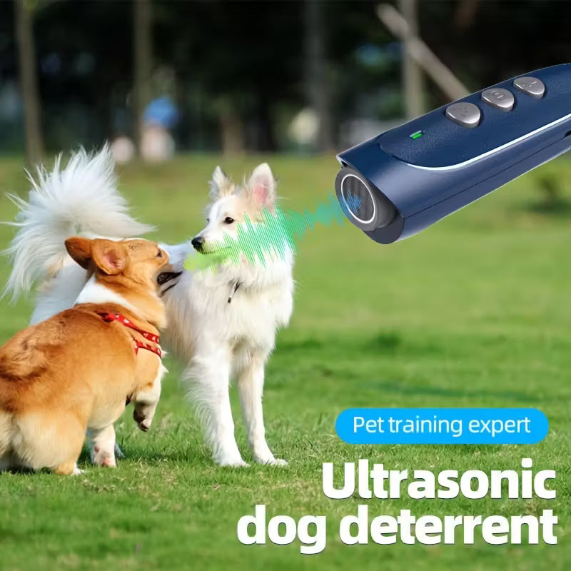 Dog Barking Deterrent Device – Ultrasonic Soundwave Trainer for Calm, Quiet Behavior