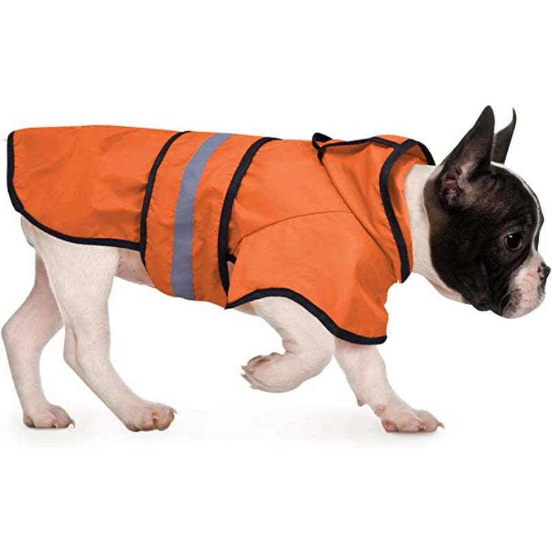 Hooded Dog Rain Poncho – Waterproof, Reflective & Adjustable for Puppies & Small to Large Dogs