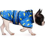 Hooded Dog Rain Poncho – Waterproof, Reflective & Adjustable for Puppies & Small to Large Dogs