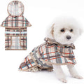 Hooded Dog Raincoat with Reflective Strips – Waterproof, Breathable Dog Jumpsuit for Small & Medium Dogs