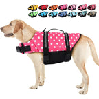 High-Buoyancy Dog Life Vest – Reflective Safety Flotation Jacket for Boating & Swimming