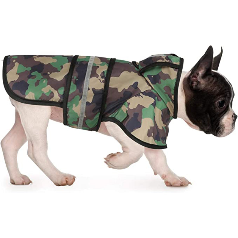 Hooded Dog Raincoat – Waterproof Slicker Poncho for Puppies & Small to Large Dogs