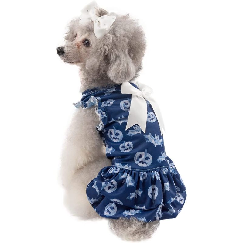 Dog Dress for Small Dogs – Bling Mermaid Sequin Skirt, Summer Puppy Outfit for Girls