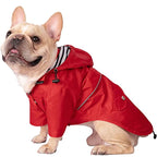 Dog Raincoat with Hood – Waterproof Double-Layer Zip Jacket for Small to Extra Large Dogs (Yellow, XL)