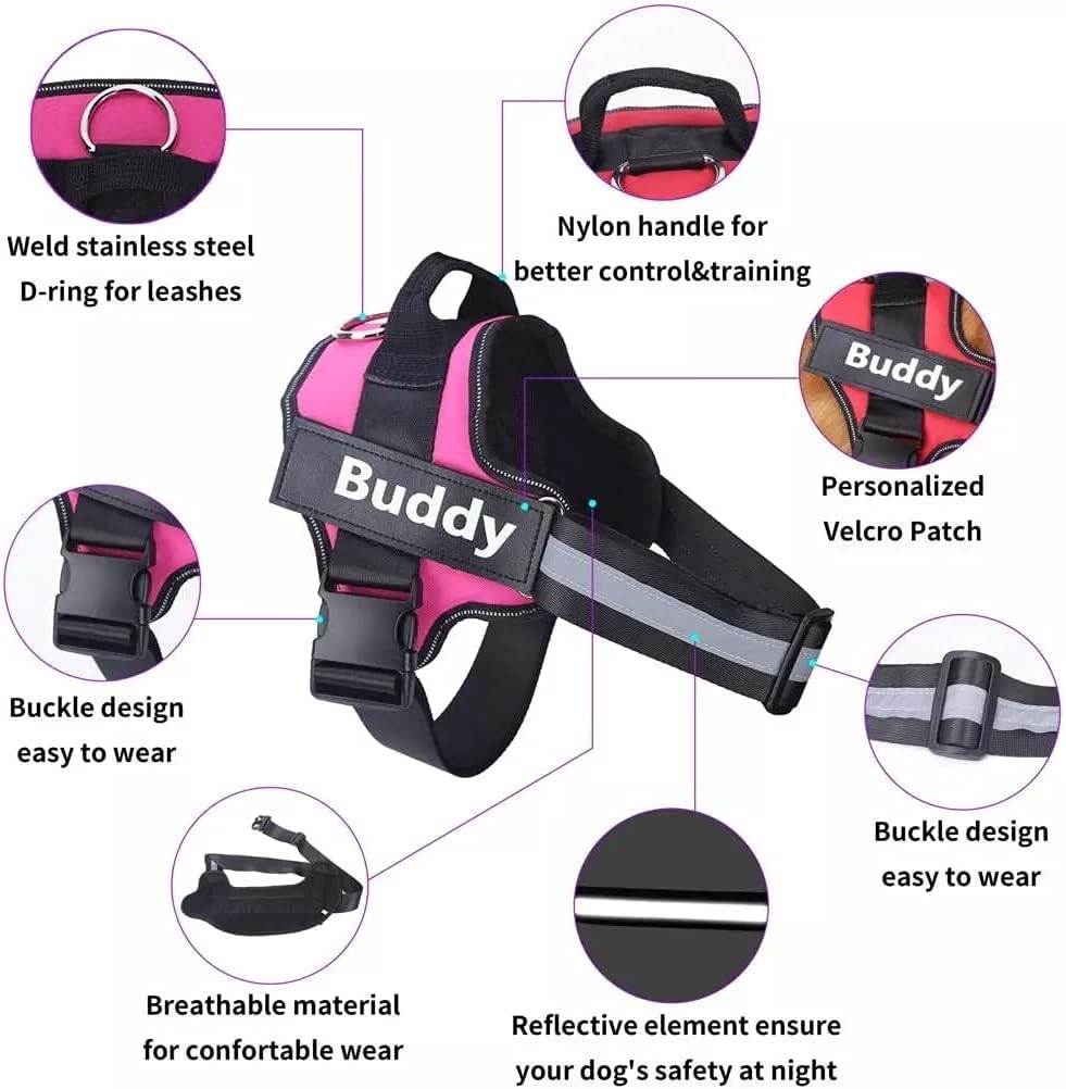 PerfectFit - Custom No-Pull Dog Harness for Comfort & Control