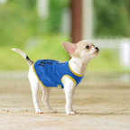 8-Piece Dog T-Shirt Set – Funny Letter Prints, Stylish Summer Outfits for Small Breeds