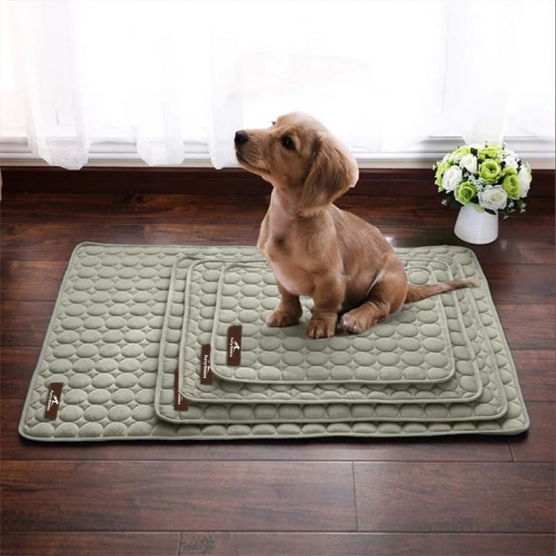 Portable Pet Cooling Mat – No Gel, No Freezing, Instant Relief in Seconds
