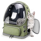 Expandable Bubble Travel Carrier Backpack for Cats & Small Dogs