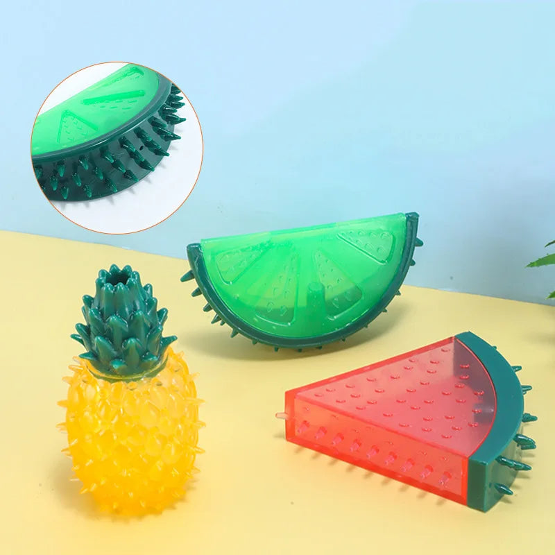 Cooling Fruit Dog Chew Toy