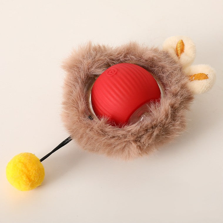 Active Rolling Dog Toy with Wiggly Tail – Interactive Chase Ball for Mental Stimulation & Exercise