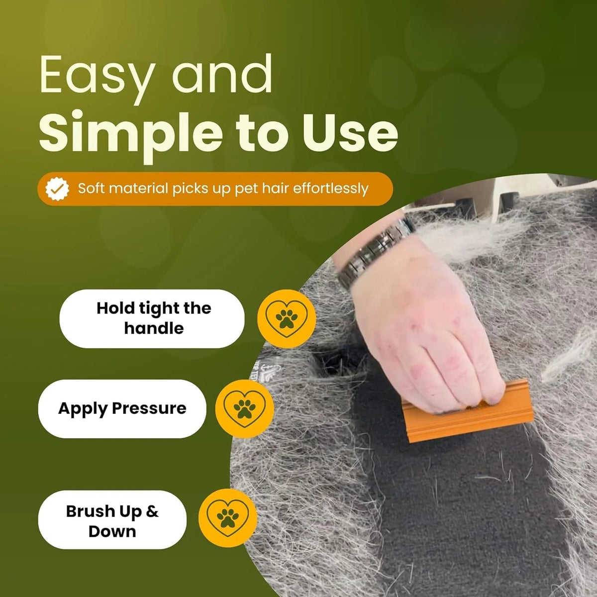 FurCobra Pet Hair Remover Tool – Effortless, Multi-Surface Fur Lifter
